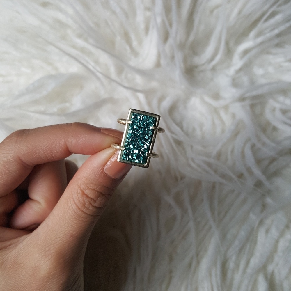 Lennox Adjustable Drusy Ring